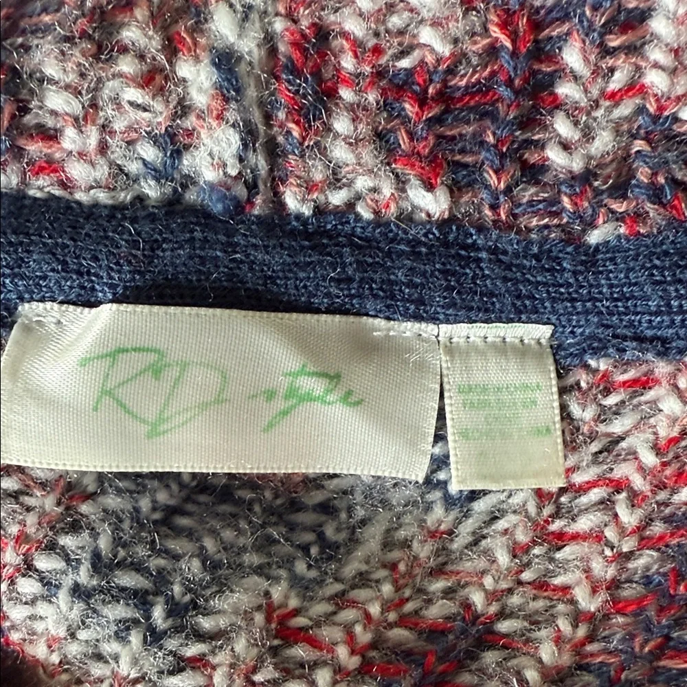 RD Style Multicolor Aztec Open Cardigan - Picture 6 of 9